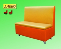 Диваны на металлокаркасе для кафе, бара, ресторана